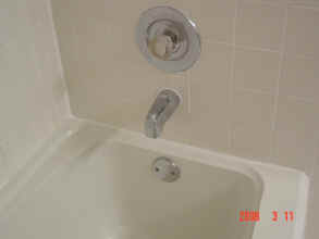 cleaned, re-grouted, and�caulked