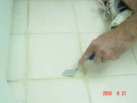 Removing Grout from joints