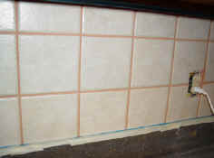 Backsplash - Before Grout Coloring