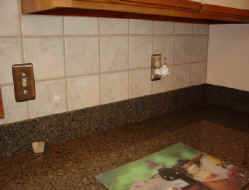 Backsplash After Grout Coloring