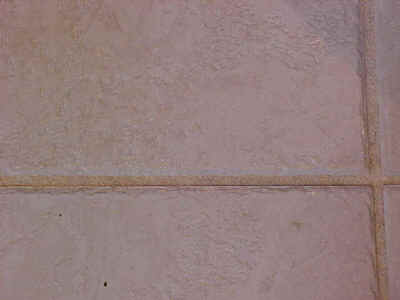 before grout cleaning
