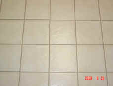 After Cleaning and Grout Coloring